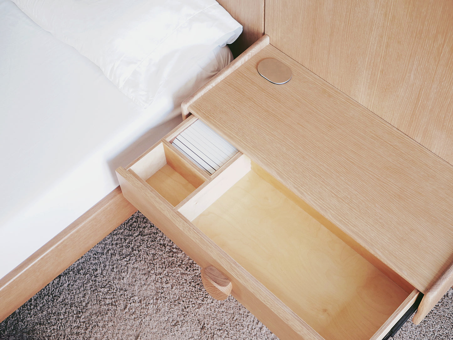 Platform Bed with Nightstands